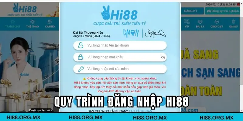 Quy trình đăng nhập Hi88 nhanh chóng với 4 bước
