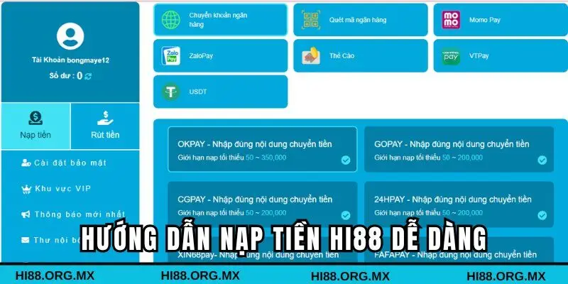 Những phương thức thực hiện nhanh chóng nhất tại nhà cái
