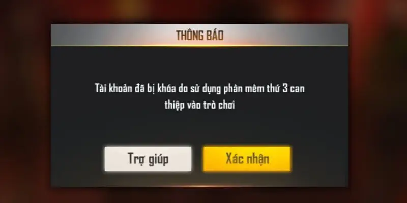 Người chơi dùng công cụ hack game nên bị hạn chế đăng nhập